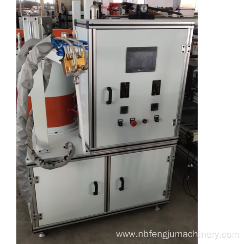 Automatic intermittent AB glue injection machine